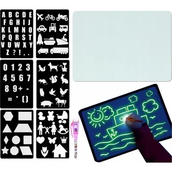 kreativní sada ISO 9179 Svítící tabule na kreslení GlowTab A4