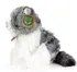 Plyšová hračka Rappa Eco Friendly Kočka 17 cm bílá/šedá