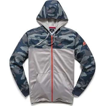 Pánská móda Alpinestars Pánská zelená mikina RECKON ZIP HOODIE Alpinestars 1210-53000 9071 - S