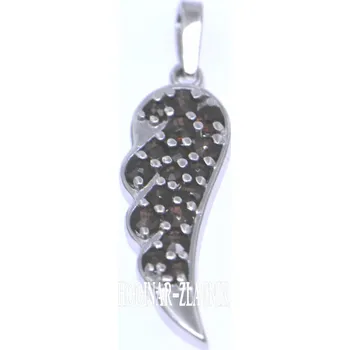 Souprava šperků 141399450016471399 Andělské křídlo s Českým granátem