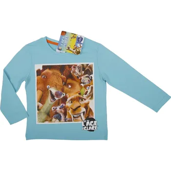 Chlapecké tričko Doba ledová chlapecké světle modré tričko s potiskem Velikost: 98