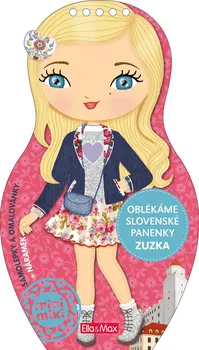 omalovánky Oblékáme slovenské panenky Zuzka: Omalovánky - Ema Potužníková (2019, kroužková)