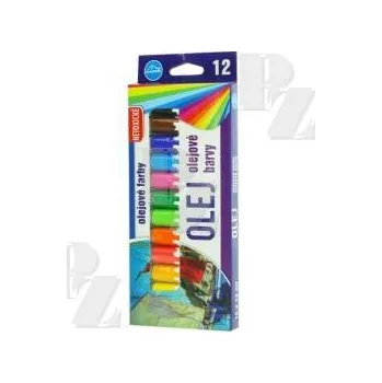 Olejová barva Olejové barvy 12 barev 12ml, Luma trading