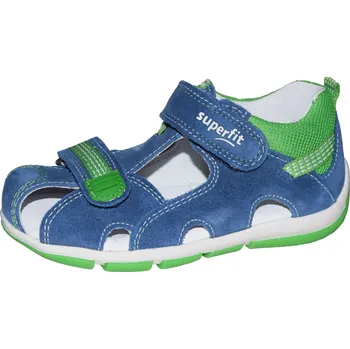 Dětská treková obuv SUPERFIT chlapecké sandály 0-600140-8000 Barva: modrá, Velikost: 24