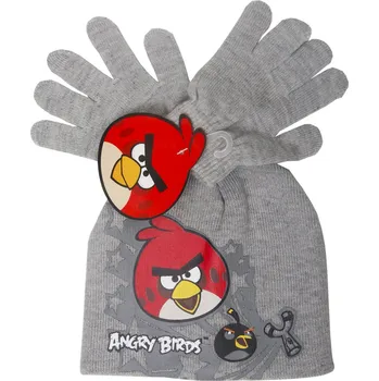Angry Birds šedý zimní set Velikost: 52