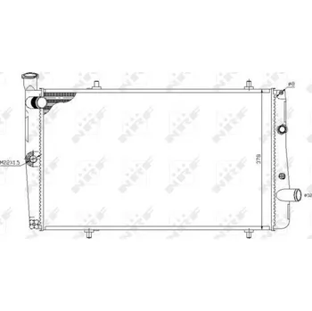 Chladič motoru NRF 54669