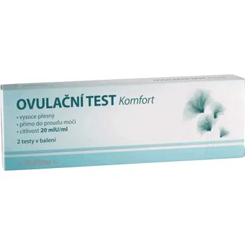 Diagnostický test Medpharma Komfort ovulační test 20 mlU/ml 2 ks
