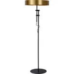 Lucide 30770/02/02 stojací lampa Giada 2x40W | E27 + STOLNÍ OTOČNÝ VENTILÁTOR BERGEN - NASTAVITELNÝ, BÍLÝ