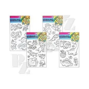 Speciální výtvarná barva Předlohy s vyvýšenou konturou na barvy na sklo Dino 1534 37x21cm, Anděl Přerov