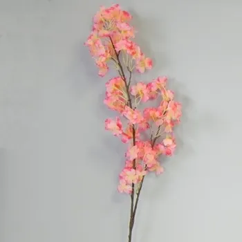 umělá květina Broskev větev umělá V110cm tm.růžová (Y56002/DP)