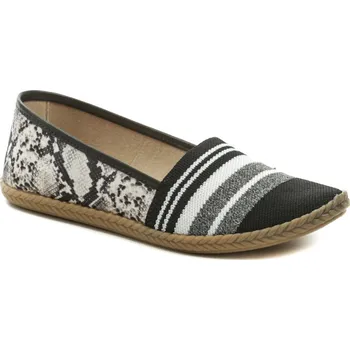 Dámské baleríny Moleca 5287-260 černo šedé dámské balerínky EUR 37