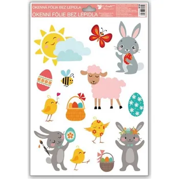 Okenní dekorace Okenní fólie Veselé Velikonoce 33,5 x 26 cm obrázek 2