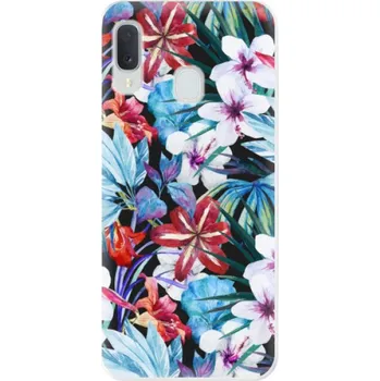 Pouzdro na mobilní telefon Odolné silikonové pouzdro iSaprio - Tropical Flowers 05 - Samsung Galaxy A20e