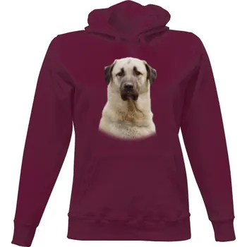 Dámská mikina Dámská mikina s kapucí s potiskem Kangalský pastevecký pes dámské