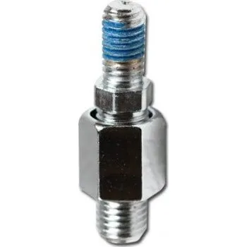 Zrcátko pro motocykl HS MOTO - Německo závitová redukce pro zrcátka provedení: chrom horní levý závit M8 - spodní levý závit M10