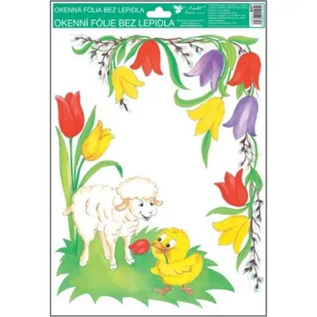 Okenní dekorace Okenní fólie rohová tradiční velikonoční motivy 33,5 x 25,5 cm obrázek 3
