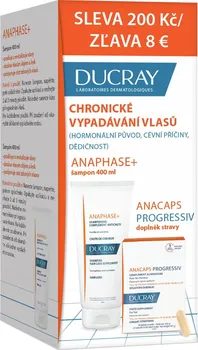 Přípravek proti padání vlasů Ducray Anaphase šampon 200 ml + Anacaps Progressive 30 kapslí