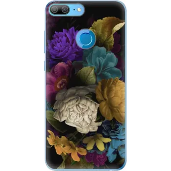 Pouzdro na mobilní telefon Silikonové pouzdro iSaprio - Honor 9 Lite - Dark Flowers (Odolný silikonový kryt, obal, pouzdro iSaprio - Honor 9 Lite - Dark Flowers - skvělá ochrana a pružnost, stylový UV potisk, lehkost, tiskne se v České republice)