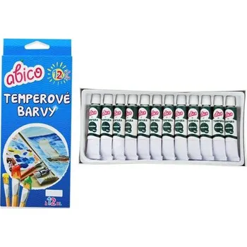Vodová barva Barvy temperové ABICO zelená tmavě