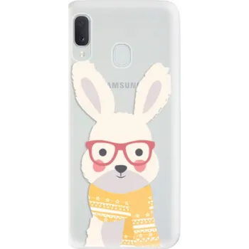 Pouzdro na mobilní telefon Odolné silikonové pouzdro iSaprio - Smart Rabbit - Samsung Galaxy A20e