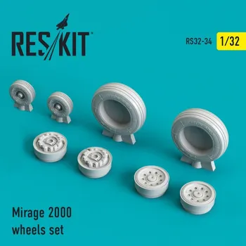 Plastikový model Reskit 1/32 Mirage 2000 wheels (KITTYH)