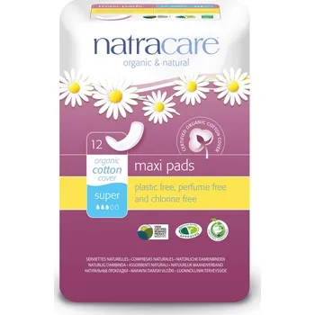 Menstruační vložka Natracare Maxi Super 12 ks
