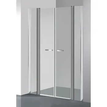 Sprchové dveře ARTTEC Dvoukřídlé sprchové dveře do niky COMFORT F 3 čiré sklo 113 - 118 x 195 cm