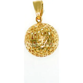 Souprava šperků zlatý přívěšek koule