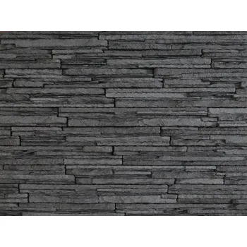 Betonový obklad VASPO Považan černý 37,5x6,7cm cena za balení