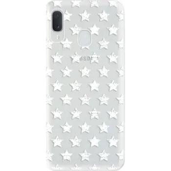 Telefonní příslušenství Odolné silikonové pouzdro iSaprio - Stars Pattern - white - Samsung Galaxy A20e