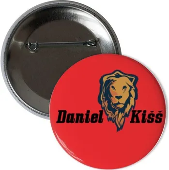 Odznáček s potiskem Placka Daniela Kišše