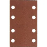 10x Brusný papír - brusivo pro vibrační brusku Narex EBV 130 E (Narex BP-EBV) 80x133mm, zr.240 (00632181)