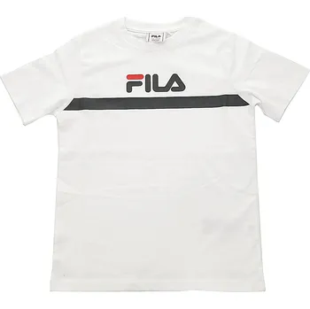 Chlapecké tričko tričko Fila Teal - Bright White 158-164