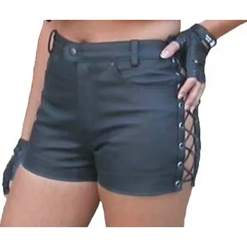 Kožené kraťasy KR-1 velikost: 36 červená