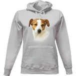 Dámská mikina s kapucí s potiskem Jack Russell teriér dámské