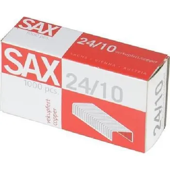 Spona do sešívačky Sax Drátky do sešívaček 24/10 měděné 1000 ks