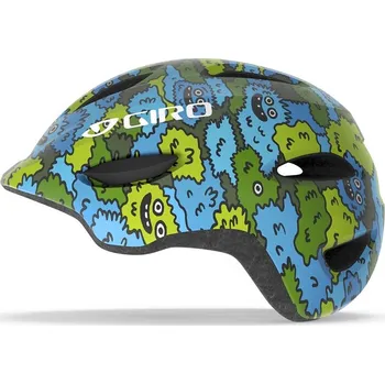 Cyklistická přilba GIRO Scamp Blue/Green Creature Camo XS