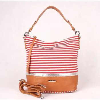 Červená kabelka na rameno i crossbody David Jones 6284-2A