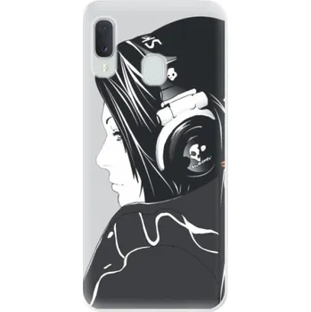 Pouzdro na mobilní telefon Odolné silikonové pouzdro iSaprio - Headphones - Samsung Galaxy A20e