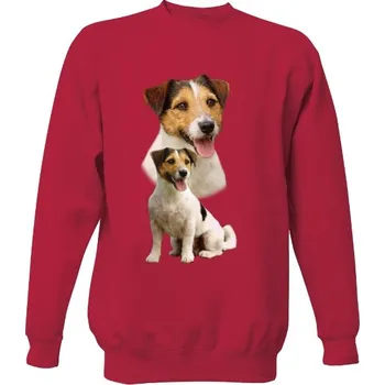 Pánská mikina Mikina bez kapuce Unisex s potiskem Jack Russell teriér pánské