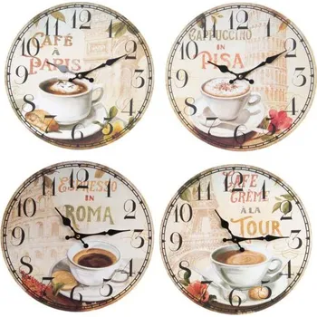 Hodiny Nástěnné hodiny "COFFEE" 34x4/4dr.
