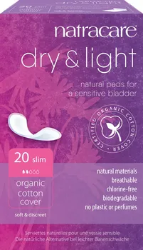 Inkontinenční vložka Natracare Dry a Light Slim 20 ks