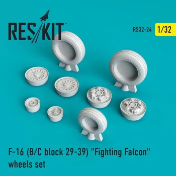 Plastikový model Reskit 1/32 F-16 (B/C) bl.25-32 'Fighting Falcon' wheels