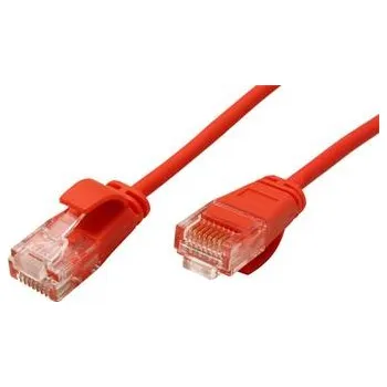 Síťový kabel Roline UTP slim patchkabel kat. 6a, LSOH, 0,5m, červený - 21.15.3912