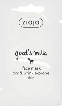Pleťová maska Ziaja Kozí mléko pleťová maska 7 ml