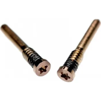 Pentalobe náhradní šroubky pro Apple iPhone XR - 2 kusy - zlatá