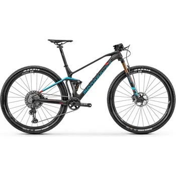 Horské kolo Mondraker F-Podium Carbon RR Carbon/Light Blue/Flame Red 2020 L