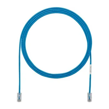 Síťový kabel UTP28SP0.2MBU Propojovací kabel RJ45/RJ45, U/UTP, kat. 6, 0,2m, modrý, AWG28