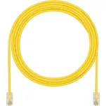 UTP28SP1MYL Propojovací kabel RJ45/RJ45, U/UTP, kat. 6, 1m, žlutý, AWG28
