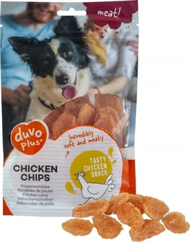 Pamlsek pro psa Duvo+ Meat! Chicken chips 80 g